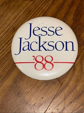 Vintage Jesse Jackson ‘88 Presidential Campaign Button